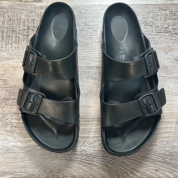 Birkenstock Arizona EVA Sandals Black Waterproof Slides | Size 45 (12–12.5) - Picture 1 of 6